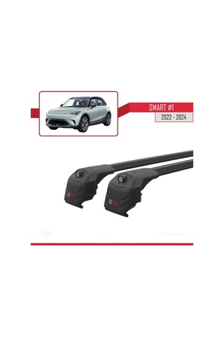 Smart 1 2022 Ve Sonrası İle Uyumlu Ace-2 Ara Atkı Tavan Barı Siyah