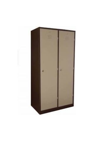 Doğuş Çelik İki Bölmeli Soyunma Dolabı - Ergonomik Tasarım Sarı