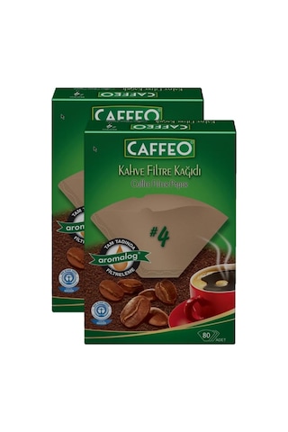 Kahve Filtresi 1x4 80li 2 Paket Çok Renkli