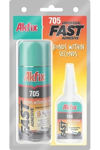 Akfix Mdf Kit 705 Universal Hızlı Yapıştırıcı 100 ML + 25 G - GA055