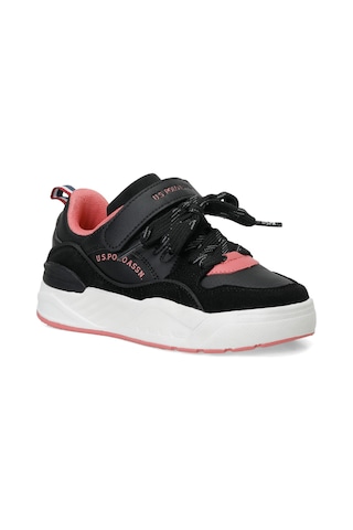 Uspoloassn U.s. Polo Assn. Geoky Jr Siyah Kız Çocuk Sneaker Siyah-somon