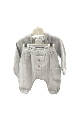 Babydoll 2'li Takım Jclas -10816 Gri