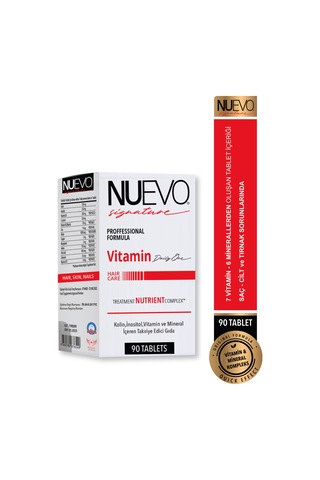 Nuevo Signature Saç Dökülmelerine Karşı Vitamin 90 Tablet