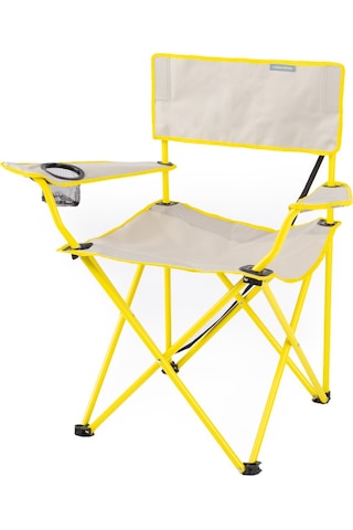 Eco Ergonomik Katlanır Kamp Sandalyesi Krem