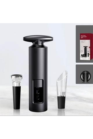 Liangmei Yaratıcı Şarap Açacağı Manuel Şişe Açacağı Tirbuşon Ahşap