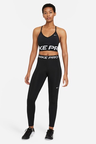 Nike Pro 365 Kadın Siyah Antrenman Taytı File Panelli Cz9779-010 Siyah