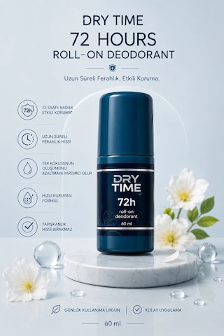 Dry Tıme 72 Hours Roll-on 60ml