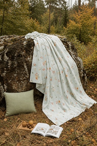 La Notte Flower Garden Tek Kişilik 3 Parça Pike Takımı 160x230 + 100x200 + 50x70 Cm Çok Renkli