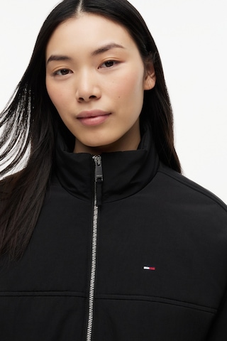 Tommy Hilfiger Tjw Kadın Dolgulu Dik Yaka Siyah Ceket-16392