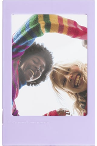 Instax Mini 12 Makine Uyumlu 20'li Film Ve Lila Fotoğraf Çerçevesi