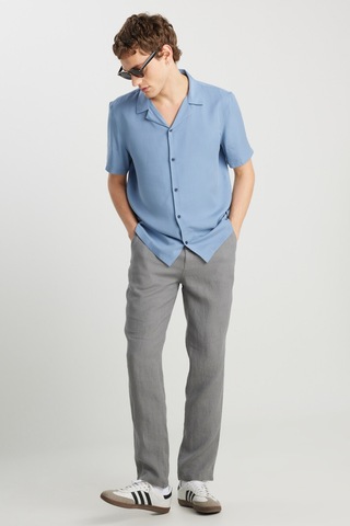 Wrangler Keten Chino Pantolon Gri Erkek Pantolon 000000000102265388 Gri