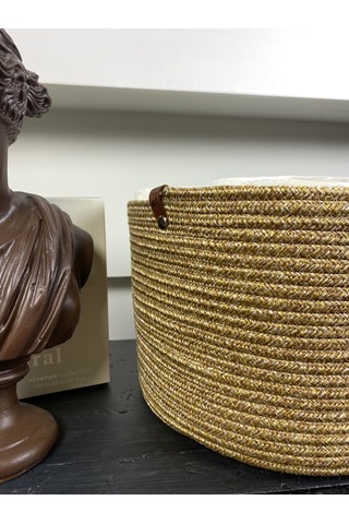 Jüt Tuvalet Kağıdı Düzenleyici, 30 X 20 Jüt Sepet, Çok Amaçlı Organizer Hasır