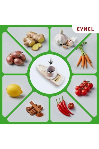 Eynel Kutulu Küçük Soğan Doğrayıcı Hazneli Sarımsak Rendesi 1 Diğer