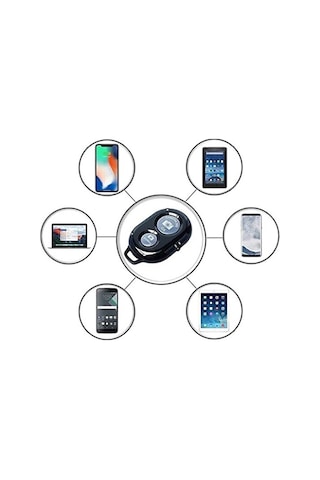 Bluetooth Kumanda Tüm Telefon Ile Uyumlu Video Selfie 10 Metre Me