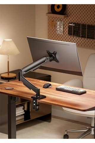 Voltix Monitör Tutucu 17" - 32" Ekranlar İçin 9kg Taşıyabilir, Lcd Led Amortisörlü Vesa Monitör Tutucu