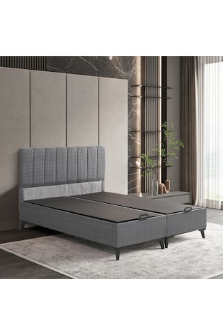 Luna Comfort Çift Kişilik Yatak Baza Başlık Set 3'lü Set Konuma Özel Teslimat 140 x 190 CM