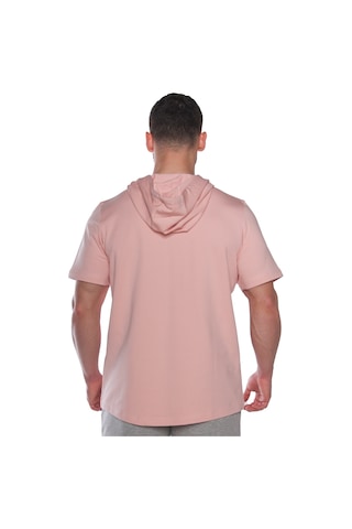 Musclecloth Mc-x Kapüşonlu Kısa Kollu Sweatshirt Somon Somon