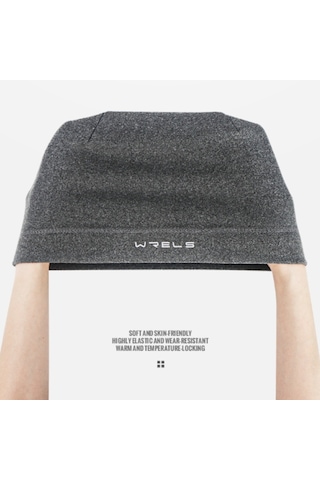 Jeemson Kış Runnerlar İçin Yumuşak Flizlı Şapka - Isı Saklama, Hava Geçirgenlik Ve Dirayetli Özellikli Spor Kaskı Siyah