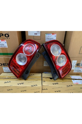 Nıssan Micra K12 2003-2008 Arası Tyc Sağ Ve Sol Stop Lambası Takım 26555-ax720 / 26550-ax720