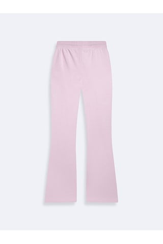 Flare Paça Basic Pembe Eşofman Pembe