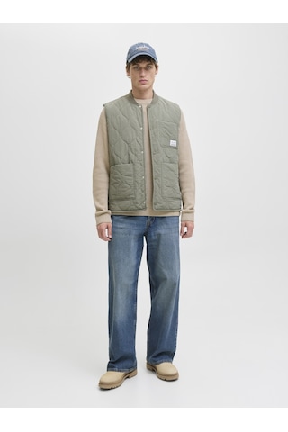 Jack & Jones Erkek Regular Fit Bisiklet Yaka Triko Kazak - Dover - 12278816 Çok Renkli