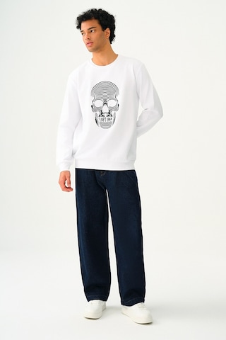 Loft Erkek Sweatshirt Lf2037422 BEYAZ