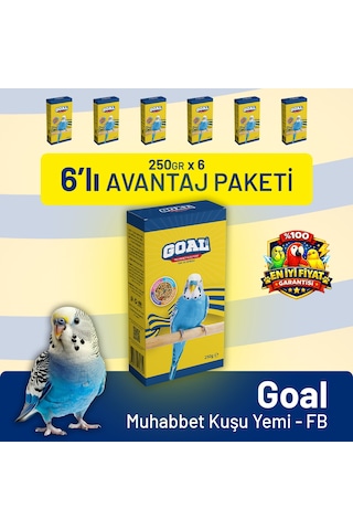 Goal Muhabbet Kuşu Yemi/fb 250 G - 6 Adet 250 G