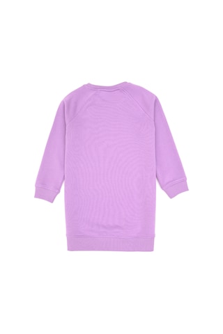 U.S. Polo Assn. Kız Çocuk Lila Payet Detaylı Bisiklet Yaka Sweat Örme Elbise 50314313-VR034