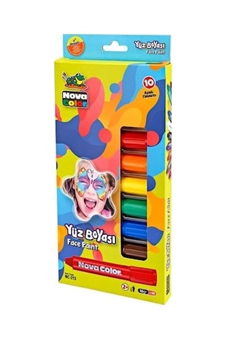 Nova Color Yüz Boyası 10'lu Nc-213 Nova Color Yüz Boyası 10'lu Nc-213