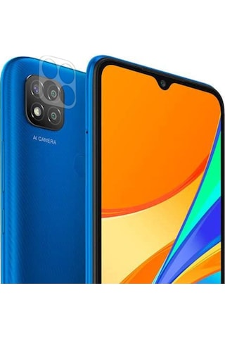 Xiaomi Redmi 9C Kamera Lens Koruyucu Nano Cam Şeffaf Tam Kaplama