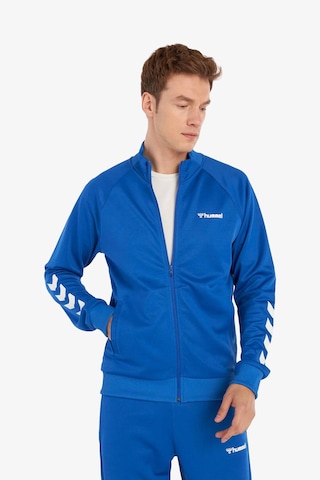 Hummel Hmlfalconzo Zip Erkek Mavi Eşofman Üstü 921133-9821