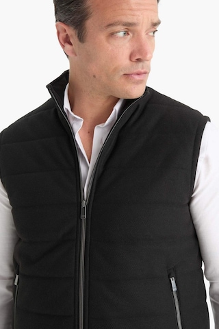 Defacto Slim Fit Dar Kesim Dik Yaka Fermuarlı Yelek D7536ax25aubk27 Siyah