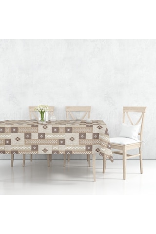Astarlı Silinebilir Pvc Muşamba Masa Örtüsü Kilim Desen (519062276)