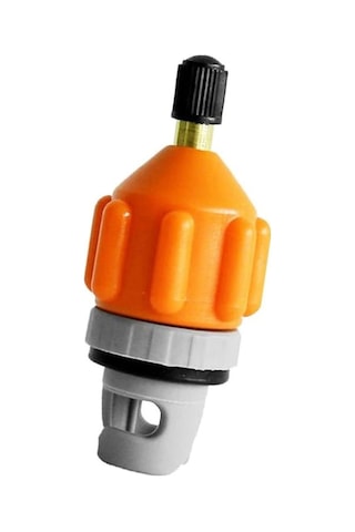 Trendooze Valfi Turuncu Şişme Pompası Pompa Hava Hava Eklentisi Dönüştürücü Bot Adaptörü 7.8x3.4cm Li