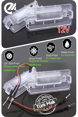 Seat Cordoba 6k 6l 1993-2009 Limousine Sedan Canbus Led Plaka Aydınlatma Ledi Lambası