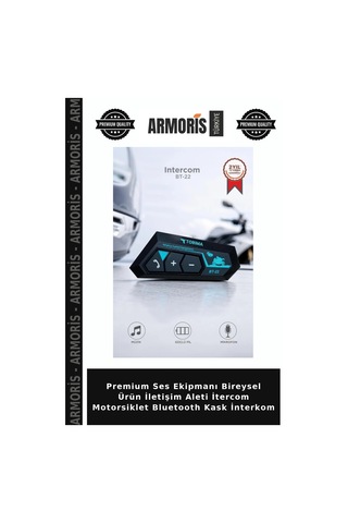 Premium Ses Ekipmanı Bireysel Ürün İletişim Aleti İtercom Motorsiklet Bluetooth Kask İnterkom