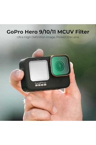 K&f Concept Gopro Uyumlu Uv Filtre -yüksek Çözünürlüklü / Hero 13-12-11-10-9 Uyumludur