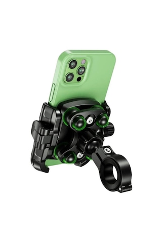 Motosiklet Telefon Tutucu Titreşim Önleyicili Siyah