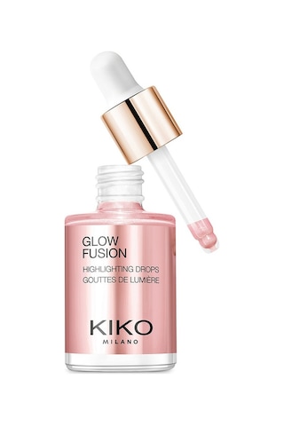 Kiko Aydınlatıcı Glow Fusion Highlighting Drops 01 Platinum Rose