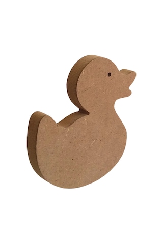 Na Neşeli Ahşap 15 Cm Ahşap Ördek Dik Durabilen Boyanabilir Ahşap Çocuk Odası Süsü Ahşap Boyama Model Neseli234568319