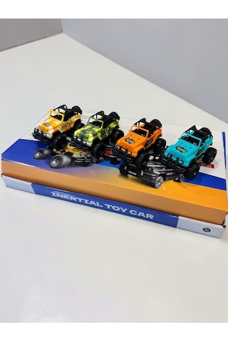 Sh40934 Sürtmeli Araba Off Road Jip Plastik-zrv