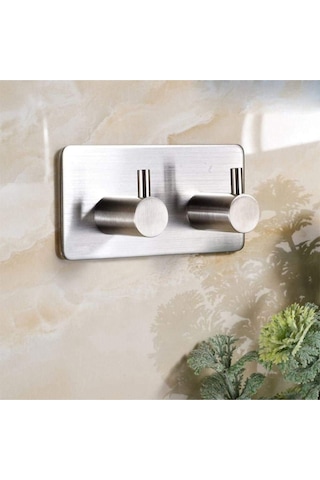 Zift Unique Paslanmaz Çelik Havlu / Bornoz Askısı / 2 Adet Ikili Askılık / Banyo Mutfak Havlu Askısı Diğer