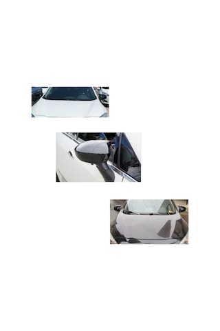 Renault Fluence 2009 2010 2011 2012 Uyumlu Araca Özel Yarasa Batman Piano Black Ayna Kapağı Takımı