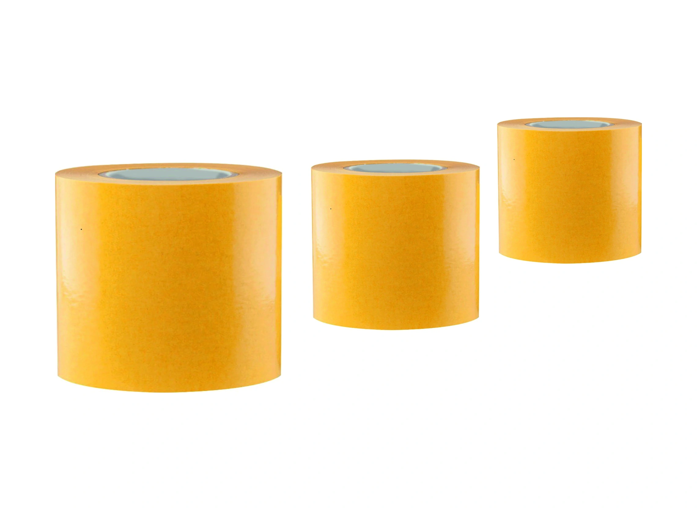 Çift Taraflı Şeffaf Sarı Bant 100 M. Uzunlukta 120 Mm Eninde 1