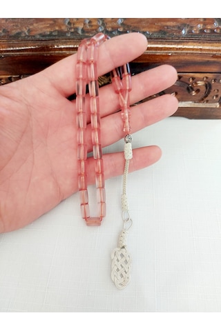 Trabzon Bakır Kazaz Püsküllü Kanayan Bağa Tesbih Ölçü: 6,5 X 12