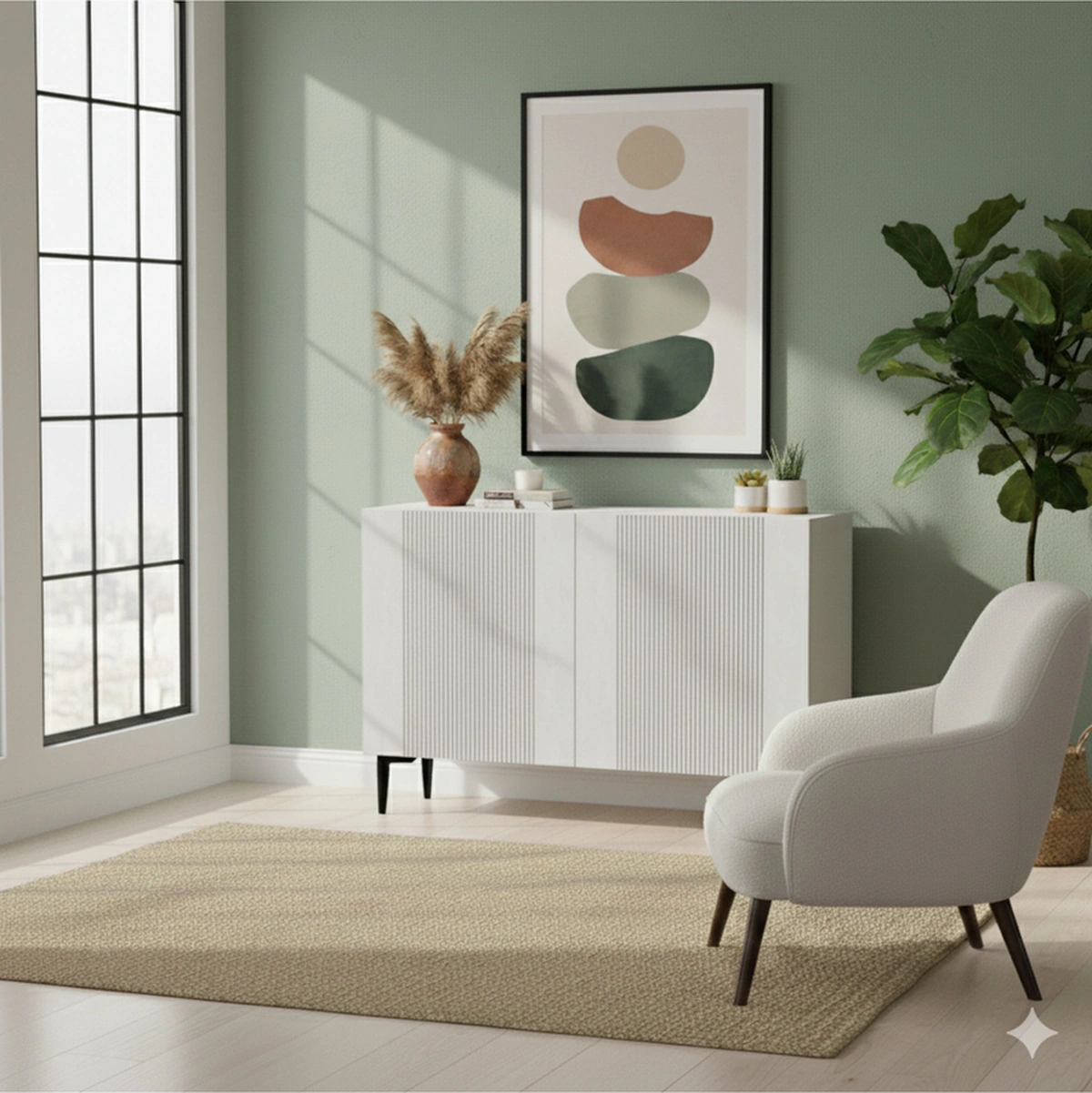 Ka1203b Corsa120 Konsol, Kahve Köşesi, Tv Sehpası Beyaz 120cm Beyaz