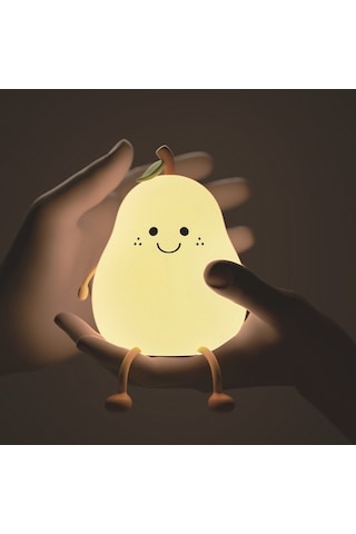 Dancemonkey 7 Renk Değiştiren Armut Gece Lambası - Beyaz08 2 2