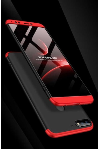 Huawei Y7 2018 Kilif Kamera Çikintili 360 Tam Koruma Ays 562164579