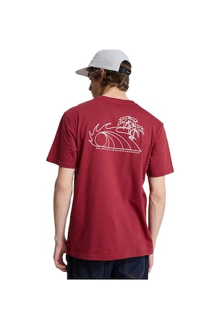 Quiksilver Bliss Erkek Tişört Kırmızı