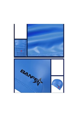 Yetişkin Unisex Pu Kaplamalı Rahat Su Geçirmez Yüzme Bonesi Pembe